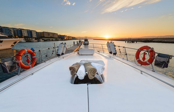 Relaxing experiences on the luxury yacht